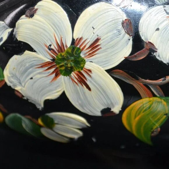 Vintage Rare Steiff Black White Hand Painted Art Studio Pottery Trinket Dish - Picture 5 of 12